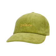 Palace Washed Cord 6-Panel Green - 25SS