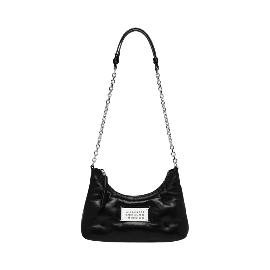 메종 마르지엘라 글램 슬램 호보 마이크로 블랙(Maison Margiela Glam Slam Hobo Micro Black)