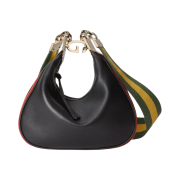 Gucci Attache Small Shoulder Bag Black Leather