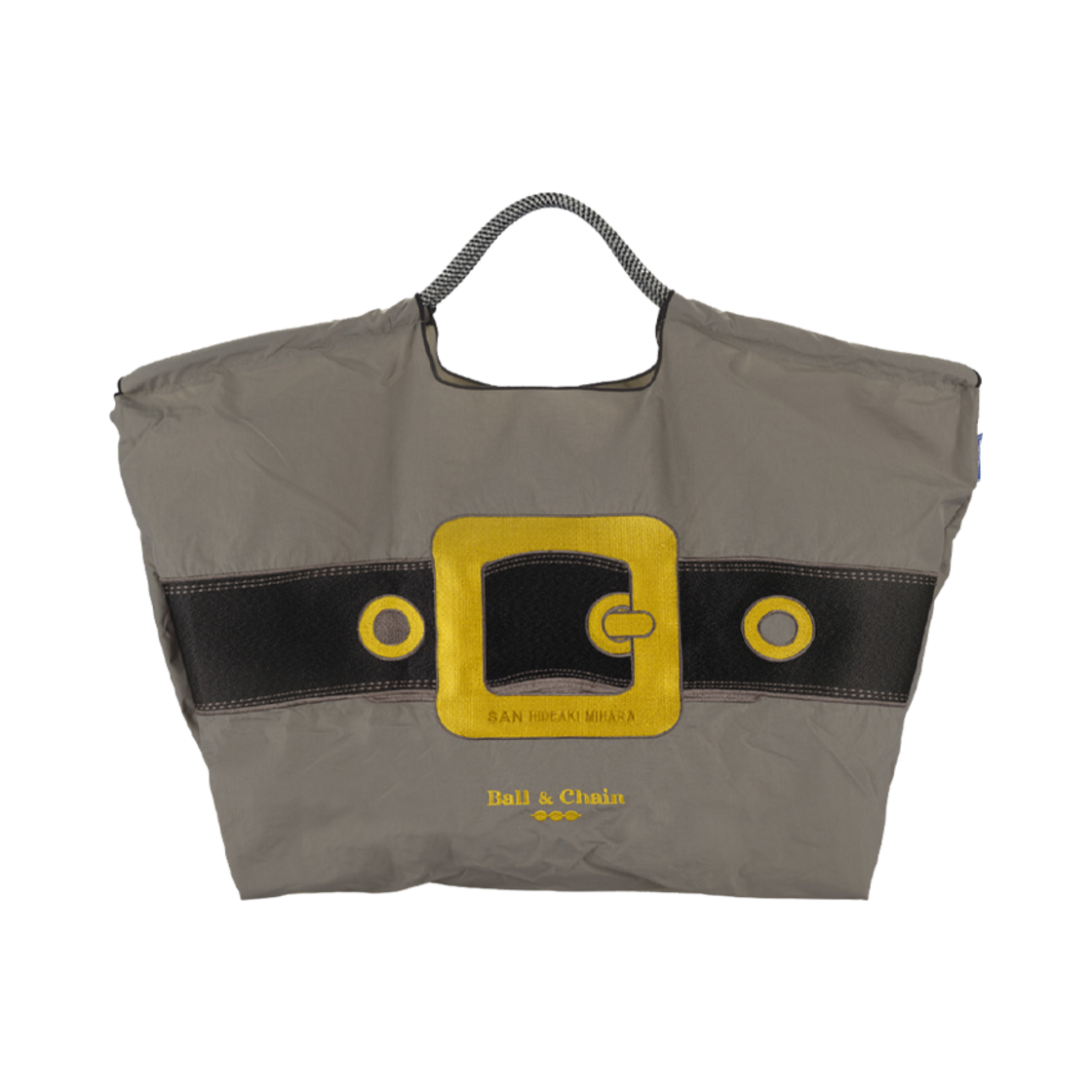 볼 앤 체인 산 히데아키 버클 에코백 L 그레이(Ball & Chain San Hideaki Buckle Eco Bag L Grey)