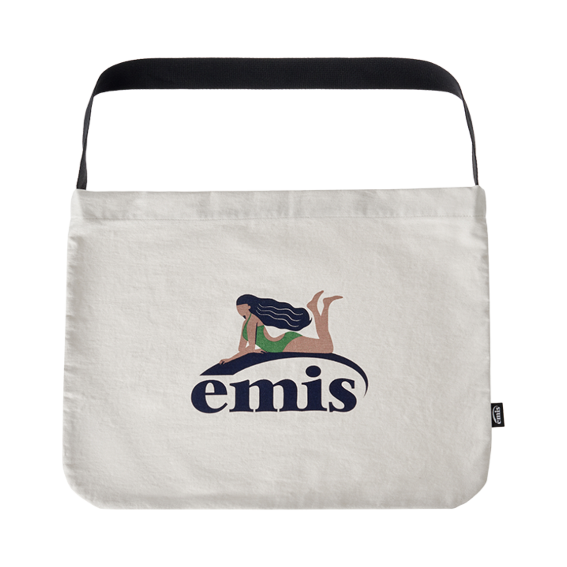 이미스 서퍼 걸 에코백 네이비(Emis Surfer Girl Eco Bag Navy) - 1