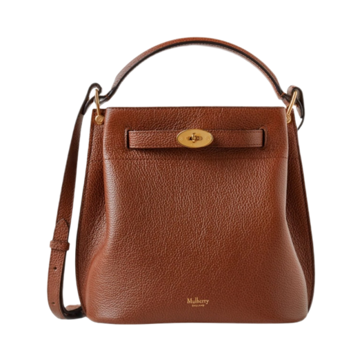 Mulberry Small Classic Grain Islington Bucket Oak Two Tone