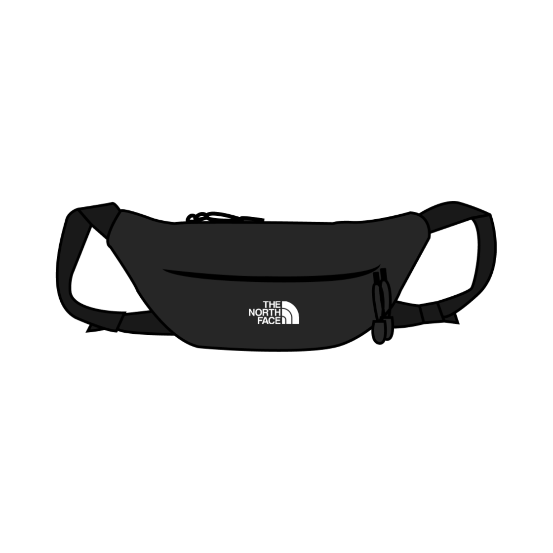 NN2PQ65J The North Face Standard Hip Sack Black