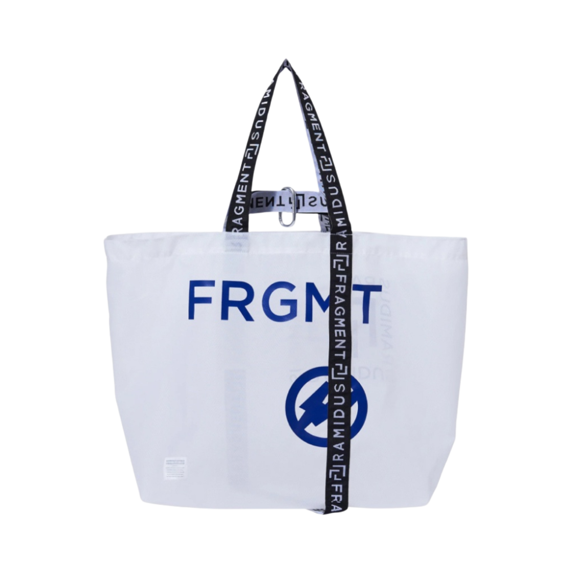 라미더스 x 프라그먼트 디자인 토트백 L 화이트(Ramidus x Fragment Design Tote Bag L White)
