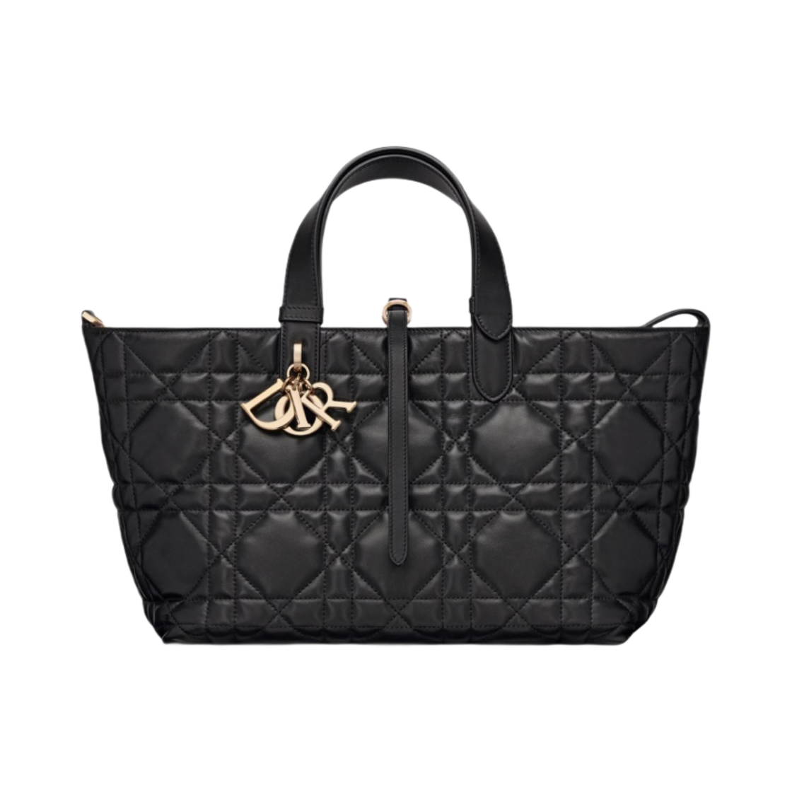 디올 미디움 뚜주흐 백 매크로까나쥬 카프스킨 블랙(Dior Medium Toujours Bag Macrocannage Calfskin Black)
