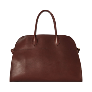 The Row Soft Margaux 17 Bag in Leather Cognac