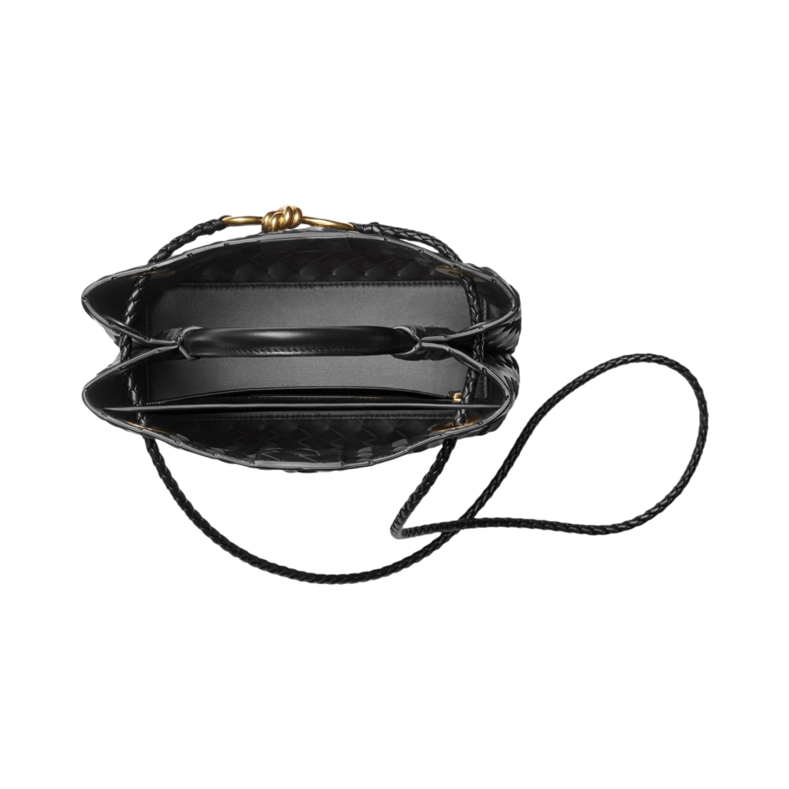 보테가 베네타 스몰 안디아모 블랙(Bottega Veneta Small Andiamo Black) - 4