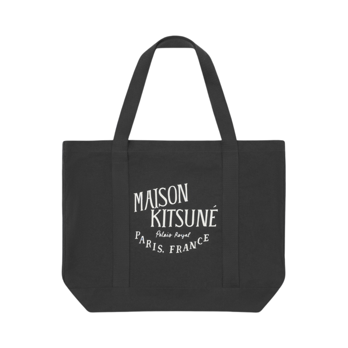 LW05102WW0008-P199 Maison Kitsune Palais Royal Shopping Bag Black