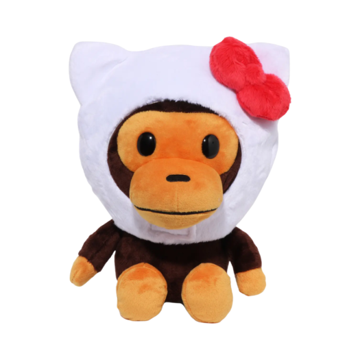0ZXBCM185906N BAPE Baby Milo x Hello Kitty Plush Doll Multi