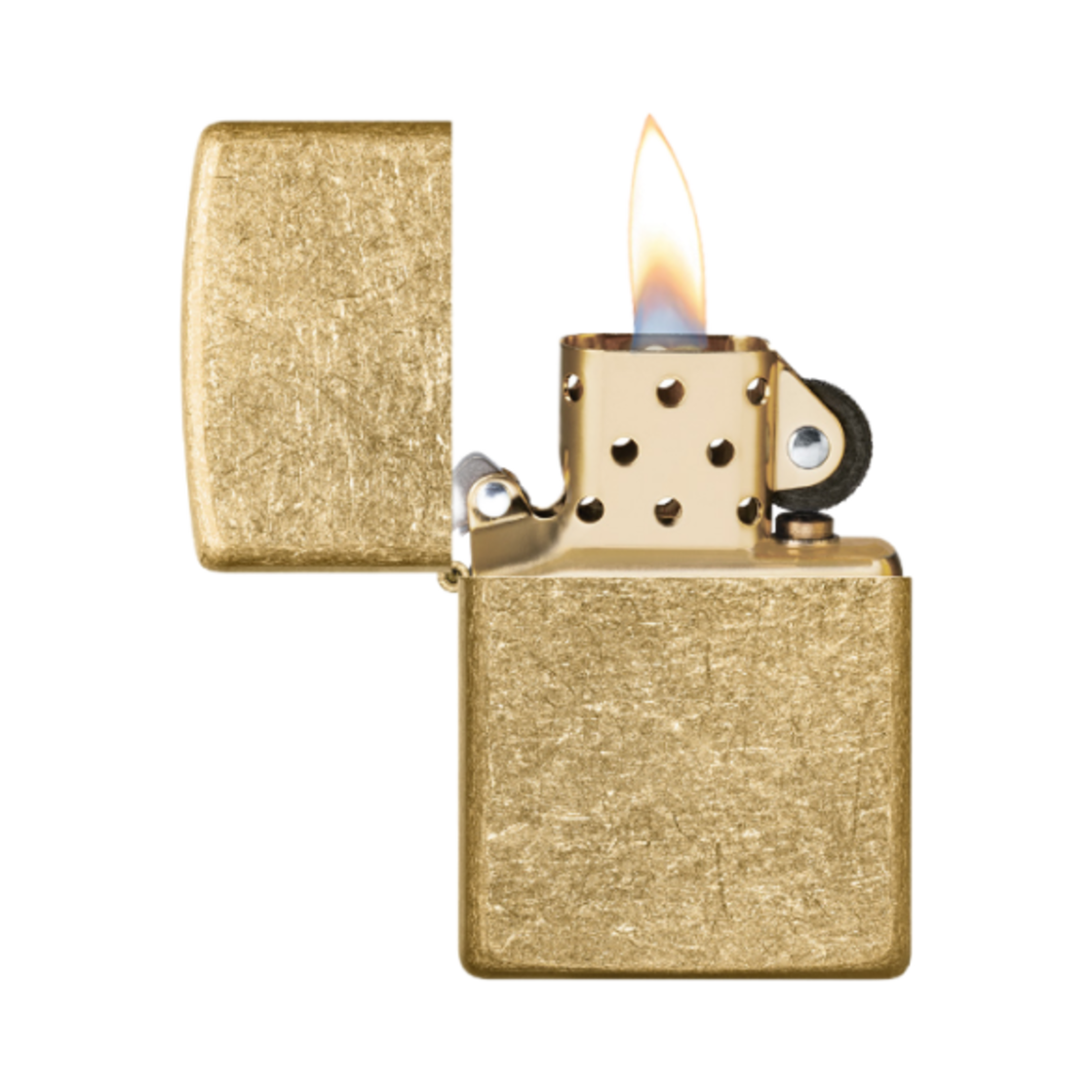 지포 아머 텀블드 브라스 라이터 골드(Zippo Armor Tumbled Brass Lighter Gold) - 3