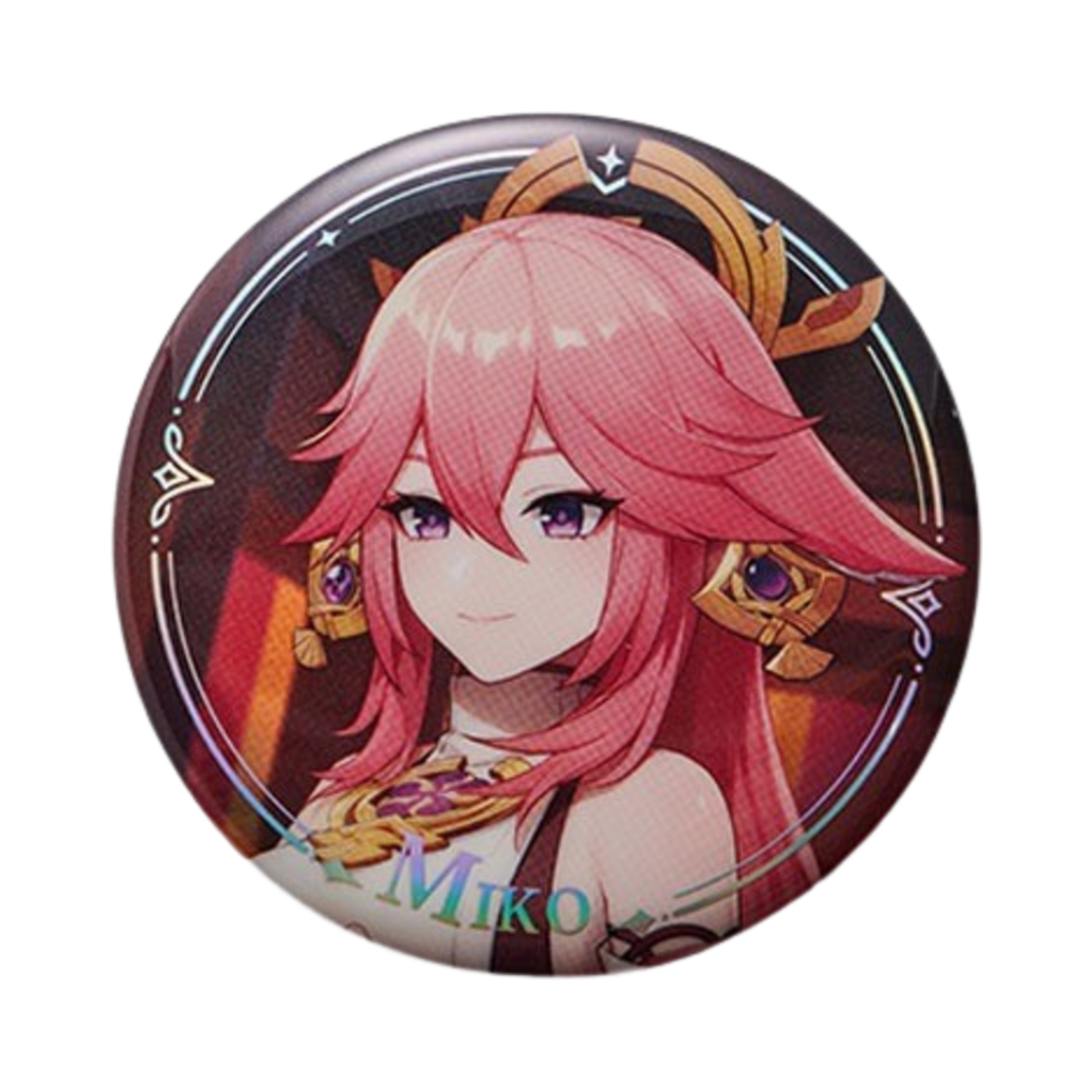 원신 캔뱃지 PV 시리즈 야에 미코(Genshin Character PV Series Badge Yae Miko)