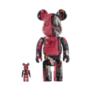 Bearbrick Andy Warhol x Jean-Michel Basquiat #1 100% & 400% Set