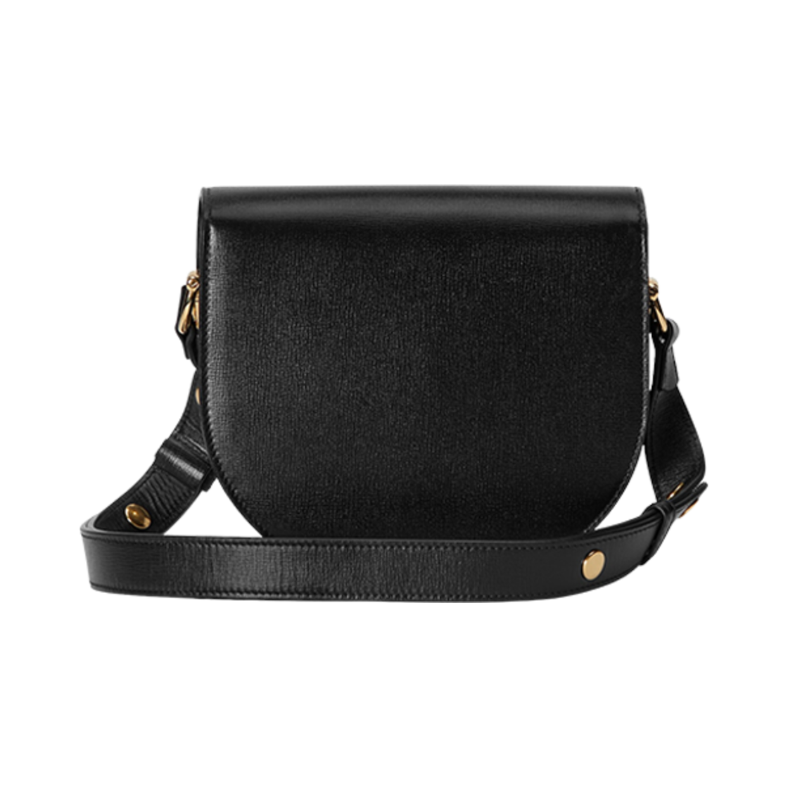 구찌 홀스빗 1955 미니 라운디드 백 블랙 레더(Gucci Horsebit 1955 Mini Rounded Bag Black Leather) - 3