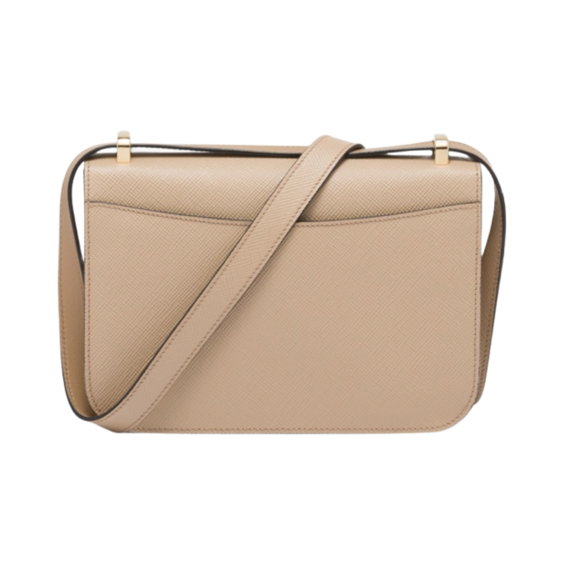프라다 엠블럼 사피아노 숄더백 샌드 베이지(Prada Embleme Saffiano Shoulder Bag Sand Beige) - 2