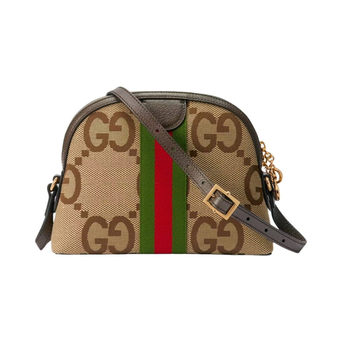 구찌 오피디아 점보 GG 스몰 숄더백 카멜 에보니(Gucci Ophidia Jumbo GG Small Shoulder Bag Camel Ebony) - 4