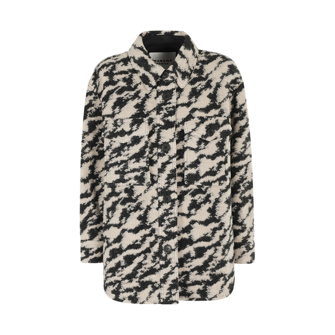 MA0020FE-B3D02E-BKBE (W) Isabel Marant Etoile Coat Black Beige - 24FW