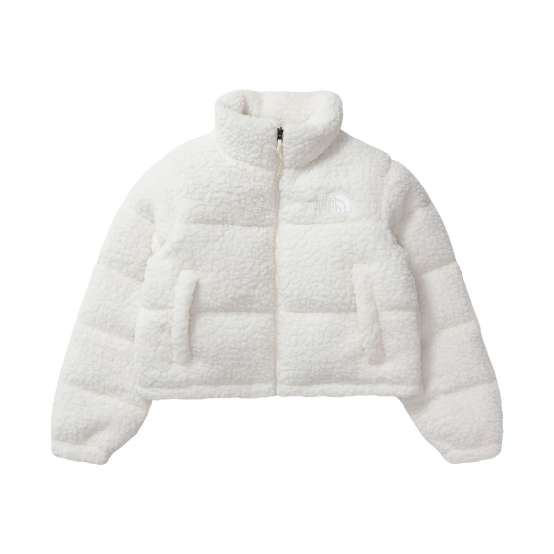 (W) 노스페이스 하이 파일 눕시 자켓 가데니아 화이트