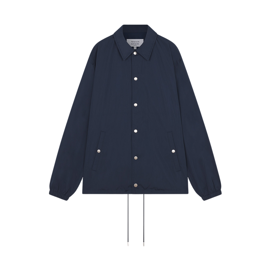 NM02123WQ4020-P480 Maison Kitsune Coach Jacket Coat Navy