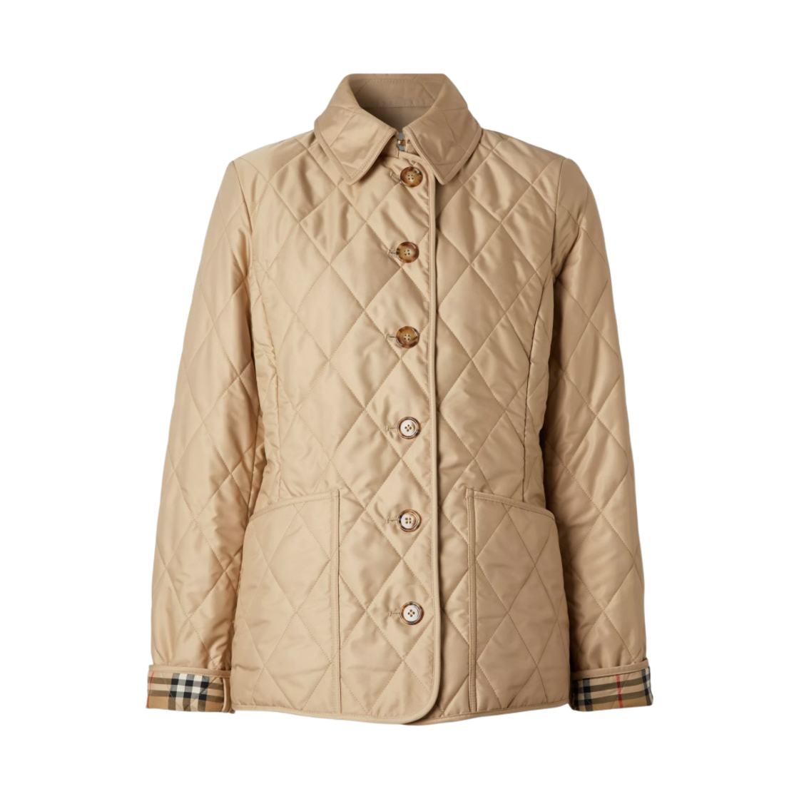 (W) 버버리 다이아몬드 퀼티드 써모레귤레이티드 자켓 뉴 치노((W) Burberry Diamond Quilted Thermoregulated Jacket New Chino)