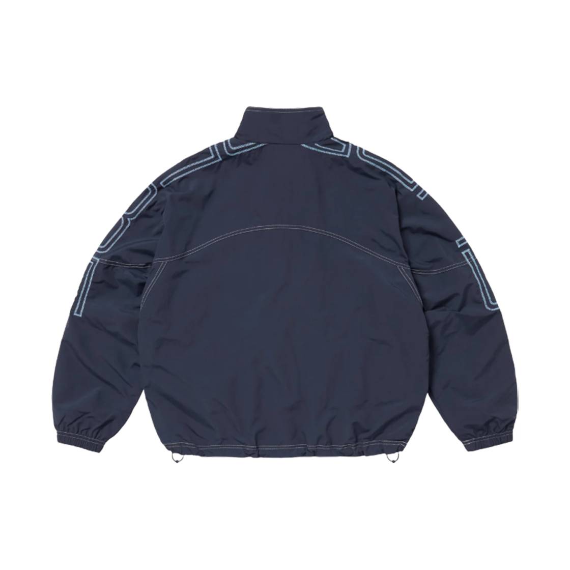 슈프림 스펠아웃 자수 트랙 자켓 네이비 - 25SS(Supreme Spellout Embroidered Track Jacket Navy - 25SS) - 2