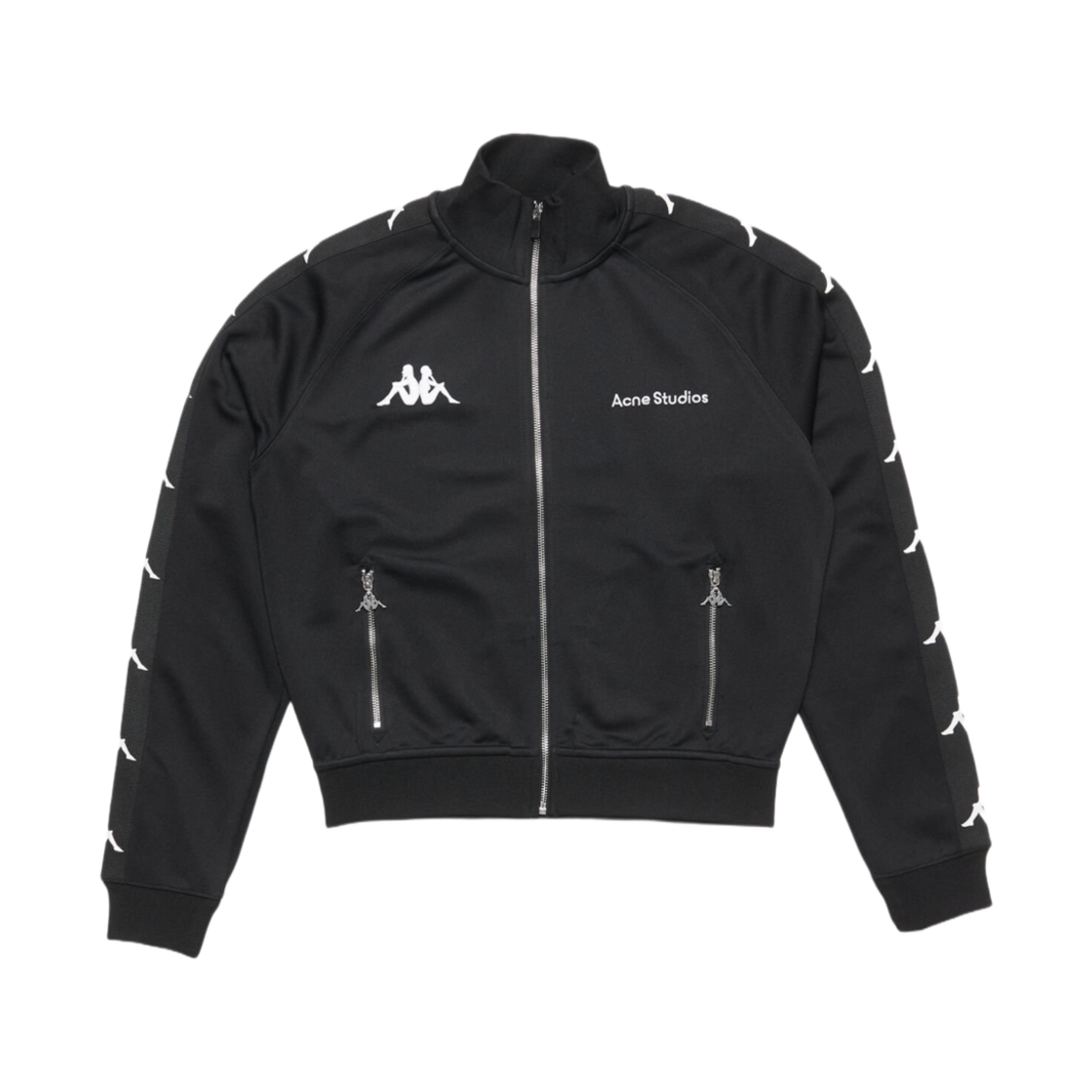 아크네 스튜디오 x 카파 지퍼 스웨터 블랙(Acne Studios x Kappa Zipper Sweater Black)