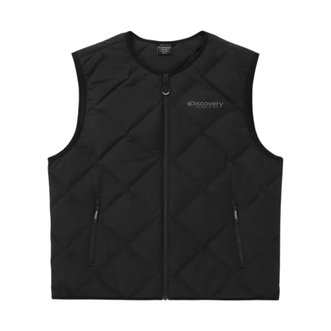 DMDV73046-BKS Discovery Expedition Dihas Tube Goose Down Padding Vest Black