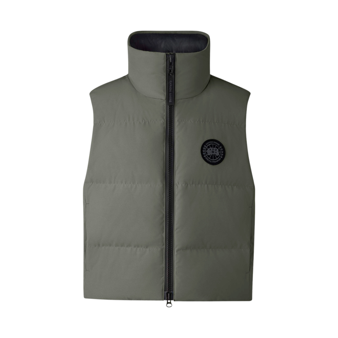 (W) 캐나다 구스 그랜드뷰 크롭드 베스트 블랙 라벨 세이지브러쉬((W) Canada Goose Grandview Cropped Vest Black Label Sagebrush) - 1