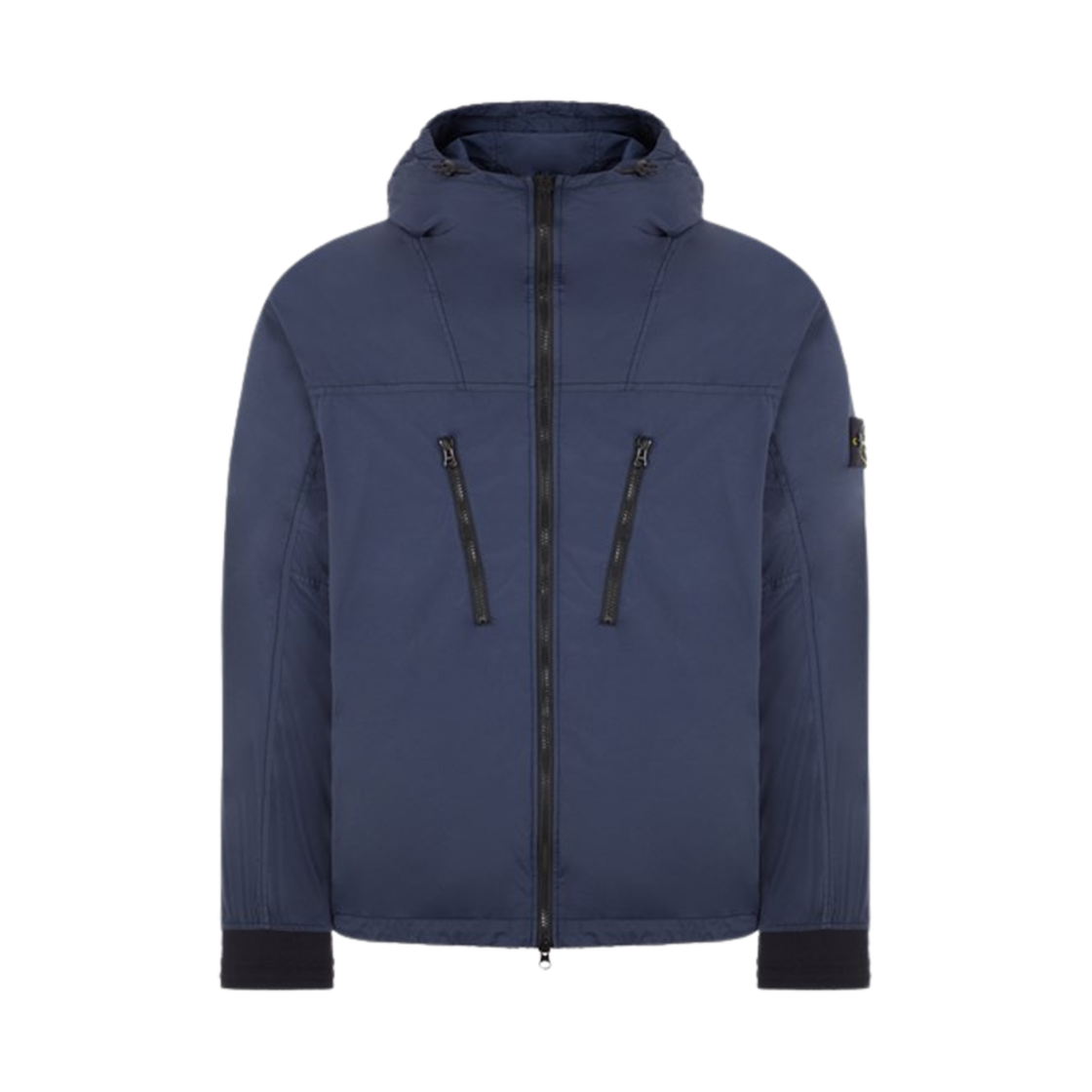 801540425-V0020 Stone Island 40425 Packable Skin Touch Nylon-TC Hooded Jacket Navy Blue - 24SS