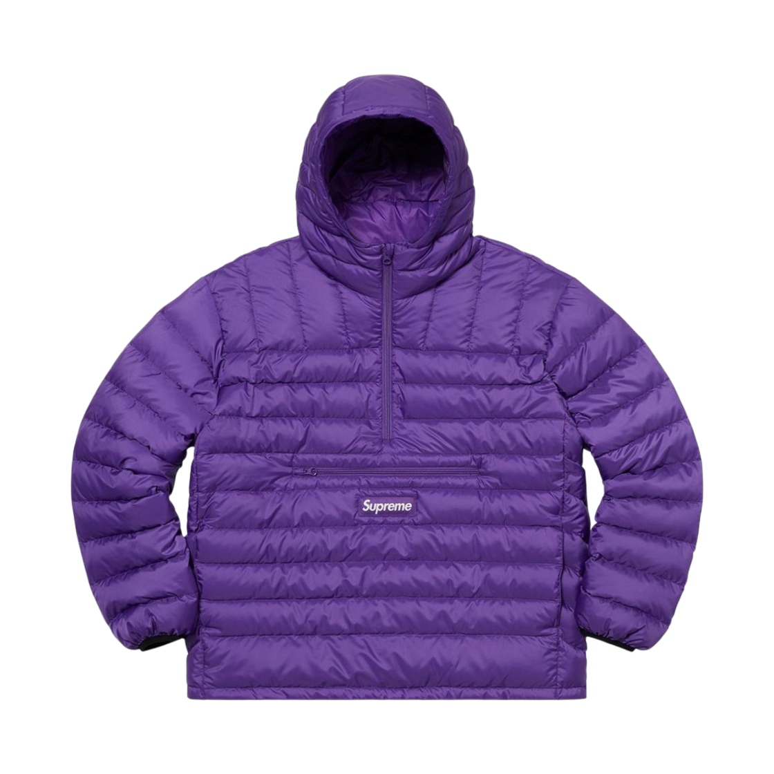 슈프림 마이크로 다운 하프 집 후드 풀오버 퍼플 - 20FW(Supreme Micro Down Half Zip Hooded Pullover Purple - 20FW) - 1