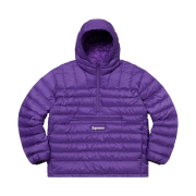 Supreme Micro Down Half Zip Hooded Pullover Purple - 20FW