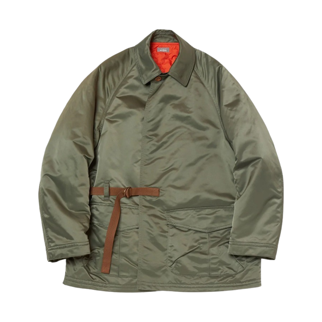 컬러비콘 24WBM-C04134 코트 아미 그린 - 24FW(Kolor Beacon 24WBM-C04134 Coat Army Green - 24FW)