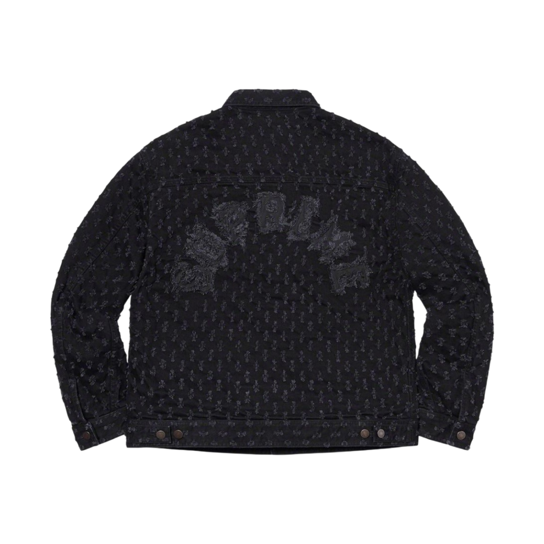슈프림 홀 펀치 데님 트러커 자켓 블랙 - 20SS(Supreme Hole Punch Denim Trucker Jacket Black - 20SS) - 2