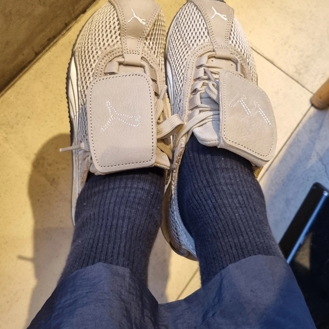 Puma x Open Yy H-street Oak Branch Creamy Vanilla 착용 스타일 - 1