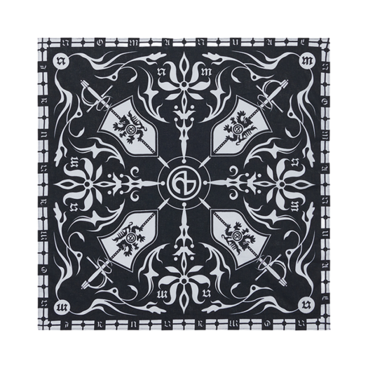 NMSS52AC10BLK NOMANUAL NM Emblem Bandana Black