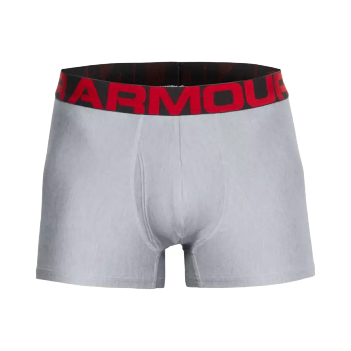 언더아머 테크 3인치 박서조크 - 2 팩 모드 그레이 라이트 헤더(Under Armour Tech 3" Boxerjock - 2 Pack Mod Gray Light Heather) - 2