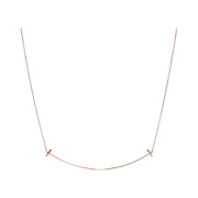 Tiffany & Co. Tiffany T Smile Pendant Large Rose Gold