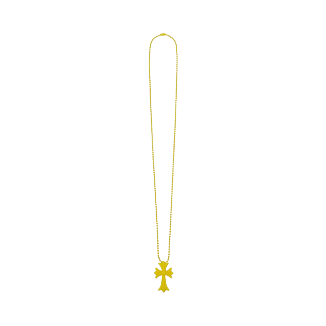 크롬하츠 실리크롬 CH 크로스 펜던트 옐로우 2022/2023(Chrome Hearts Silichrome CH Cross Pendant Yellow 2022/2023)