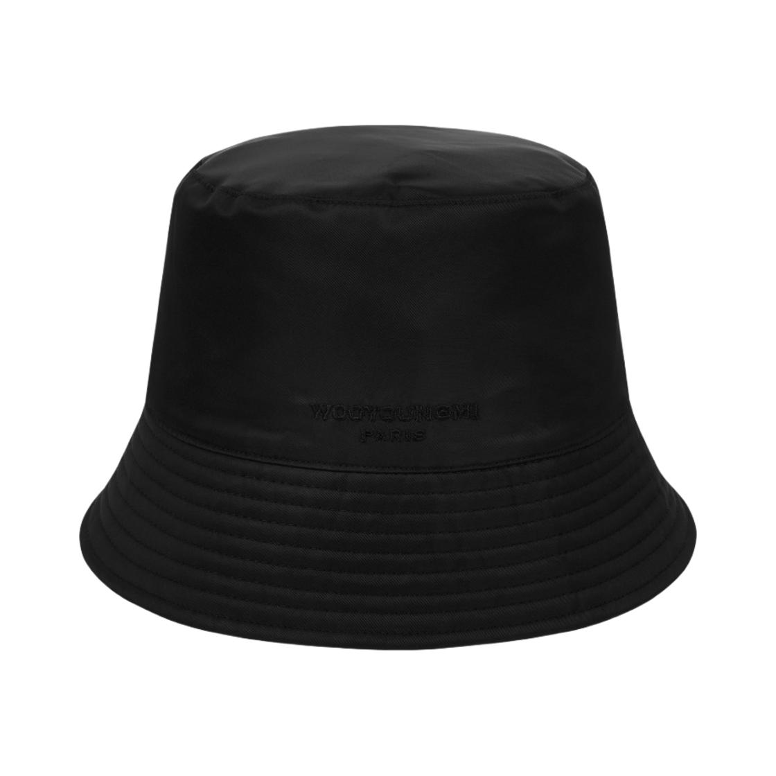 W233AC53964B Wooyoungmi Nylon Bucket Hat Black - 23FW