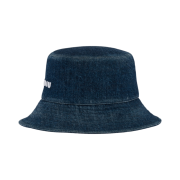 (W) Miu Miu Denim Bucket Hat Blue White