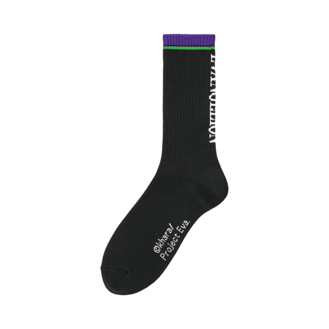 353090-09 GU x Evangelion Socks Black - JP