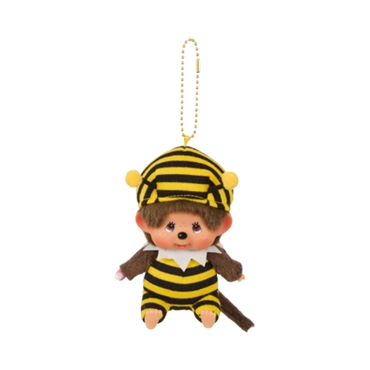 Monchhichi Bighead SS Bee Key Chain Multi