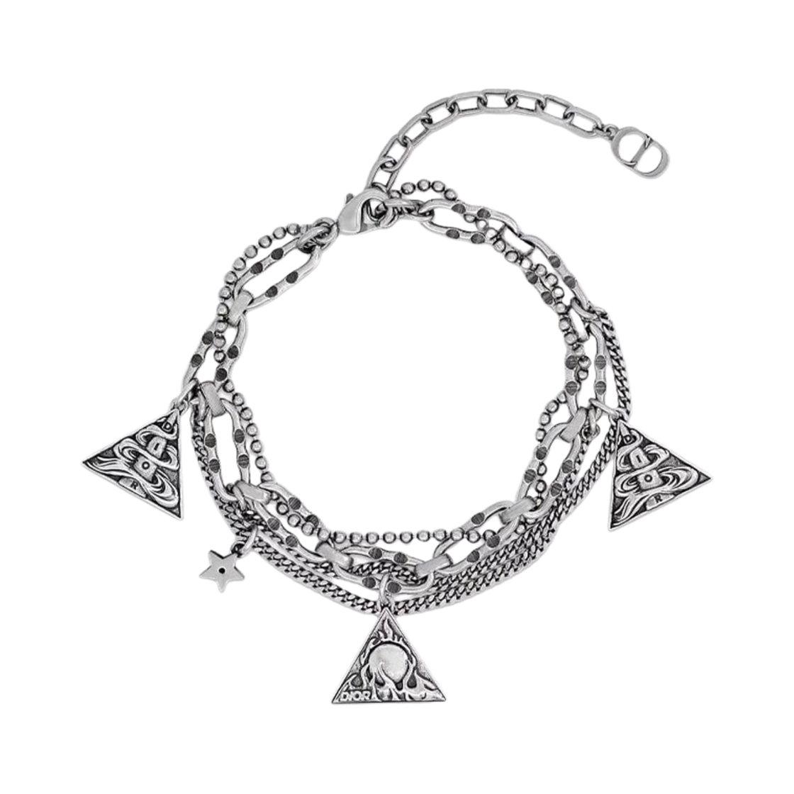 디올 아스테로디올 브레이슬릿 앤틱 실버 피니쉬 브래스(Dior AsteroDior Bracelet Antique Silver Finish Brass) - 1