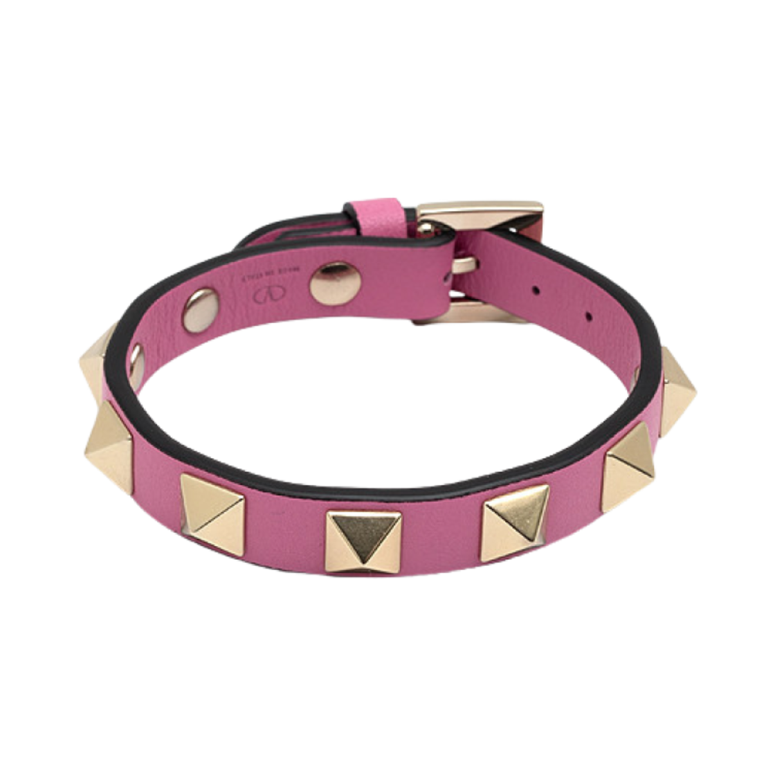 J0255VITM38 (W) Valentino Rockstud Bracelet Pink