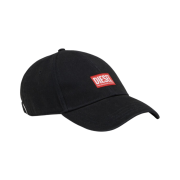 Diesel Corry-Jacq-Wash Logo Patch Baseball Cap Black