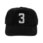 Collect Pieces Three 5 Panel Cap Black