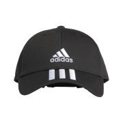 Adidas 3-Stripes Cotton Baseball Cap Black