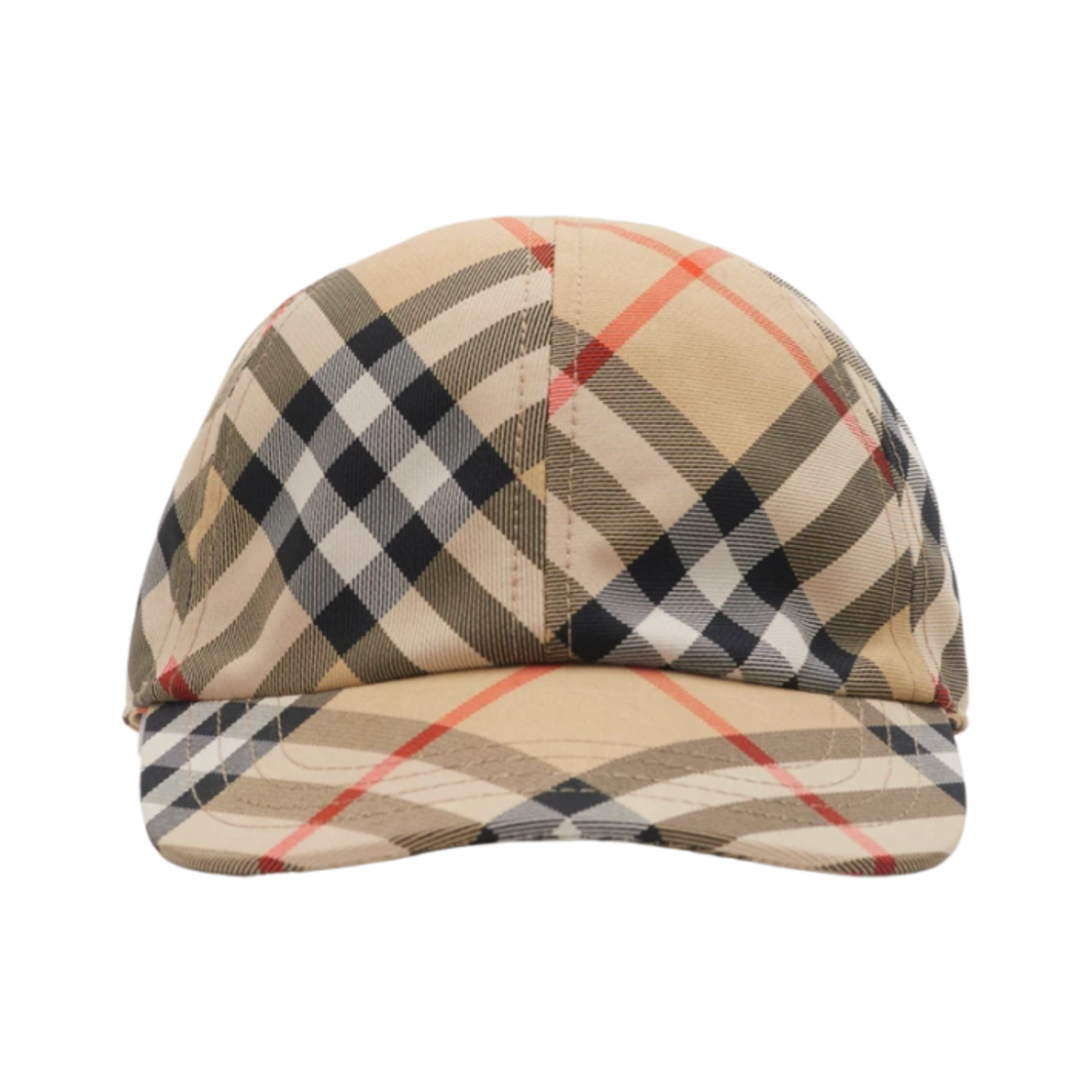 8101181 (Kids) Burberry Check Baseball Cap Sand