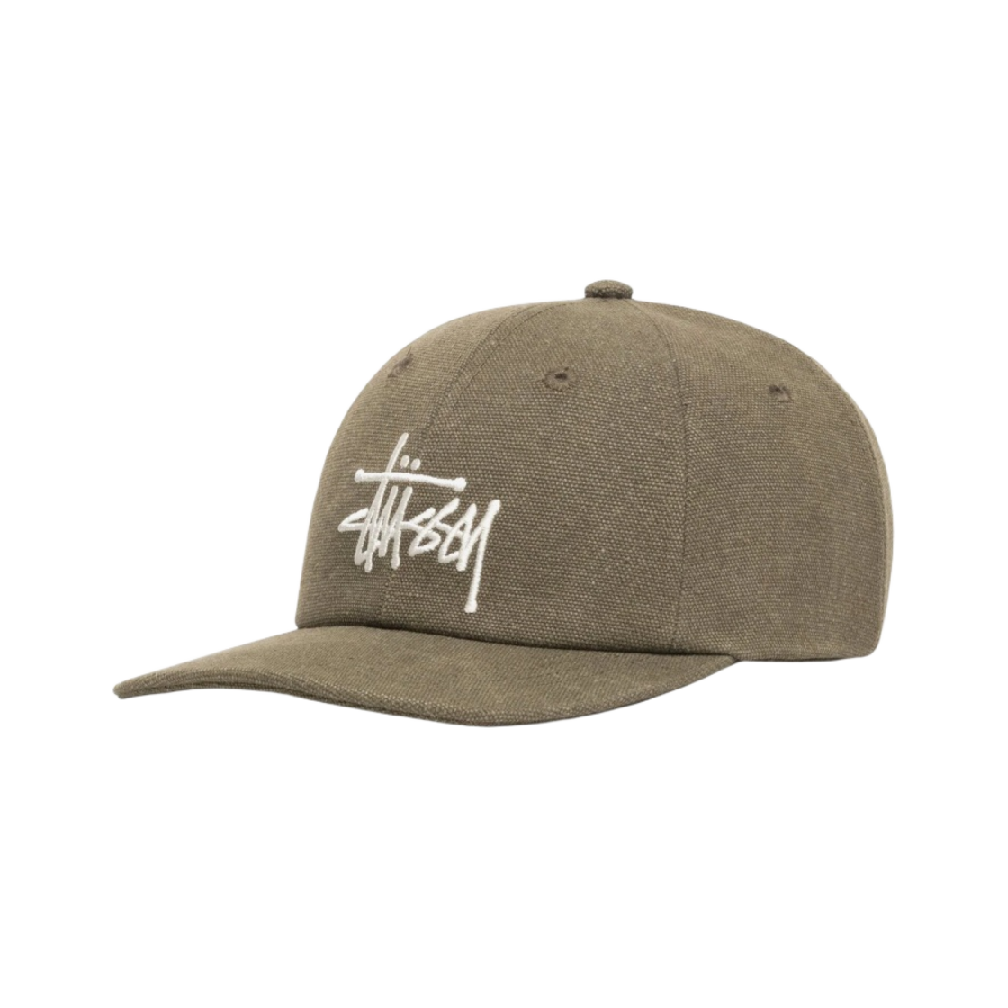 스투시 캔버스 빅 베이직 로우 프로 캡 올리브(Stussy Canvas Big Basic Low Pro Cap Olive) - 1