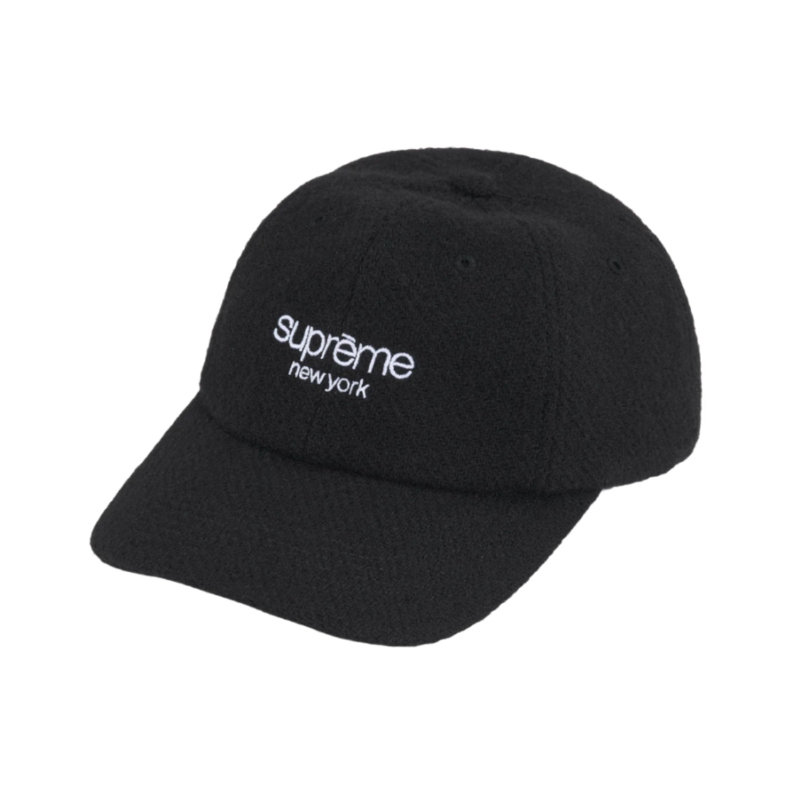 슈프림 해리스 트위드 6-패널 블랙 - 24FW(Supreme Harris Tweed 6-Panel Black - 24FW)