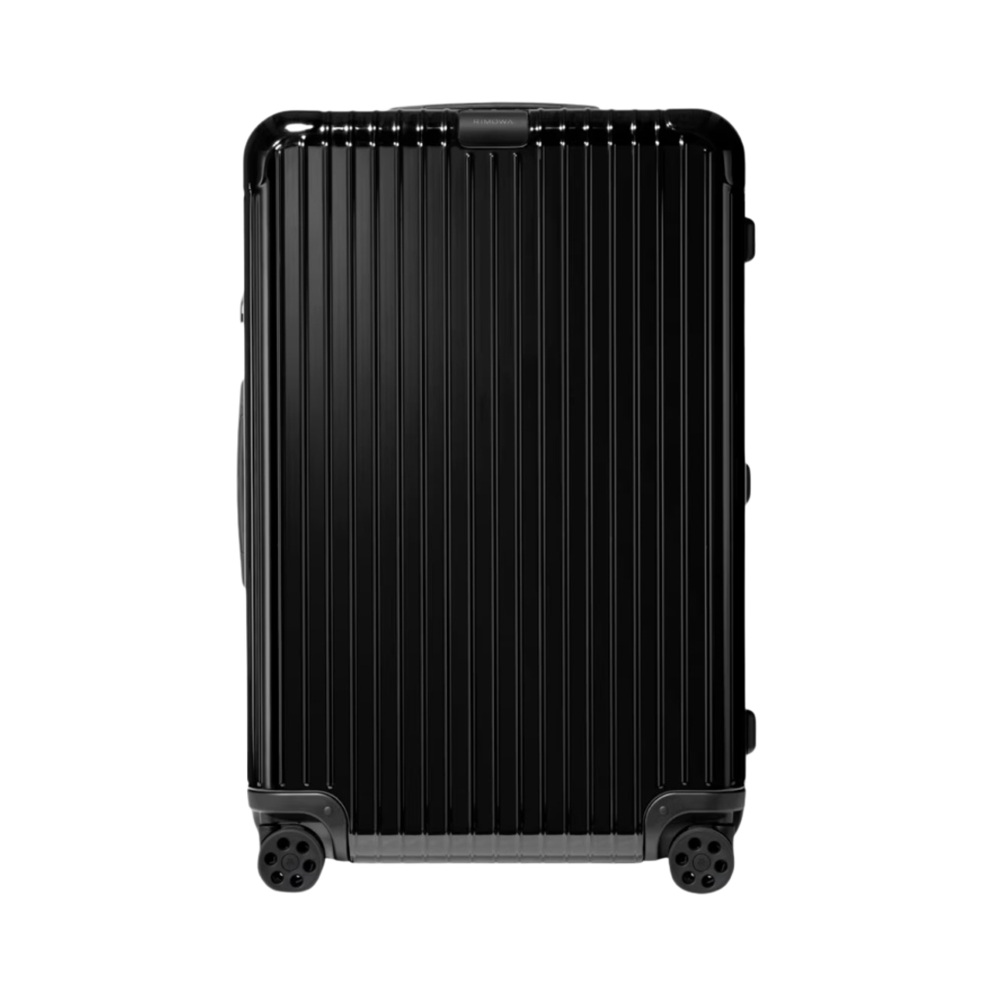 리모와 에센셜 체크인 라지 폴리카보네이트 수트케이스 블랙 글로스(Rimowa Essential Check-In Large Polycarbonate Suitcase Black Gloss)